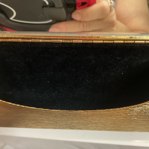 Vintage Purse/ case/ metal/ Gold mirror - Picture 5 of 5